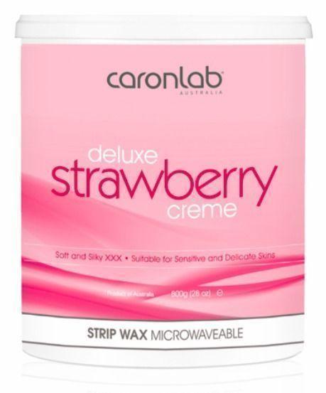 Caronlab Strawberry Creme Strip Wax Microwaveable 800g