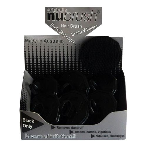 NU BRUSH BOX OF 12 BLACK