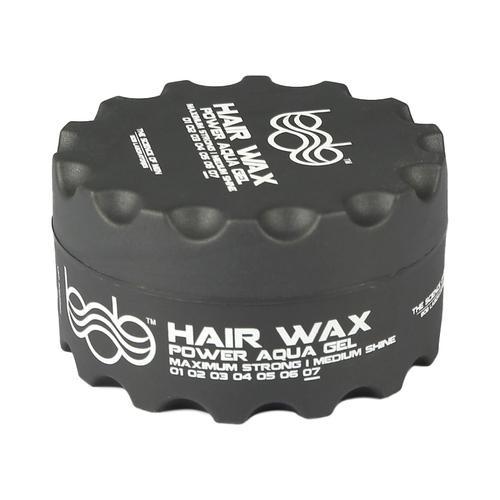 Bob Hair Wax Power Aqua Gel Maximum Strength Medium Shine 150ml GREY