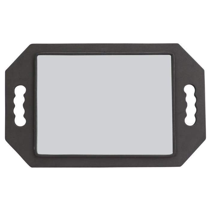 Rectangle Black Foam Mirror