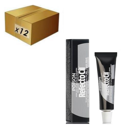 RefectoCil Lash and Brow Tint - R1 Black (12 Tubes)